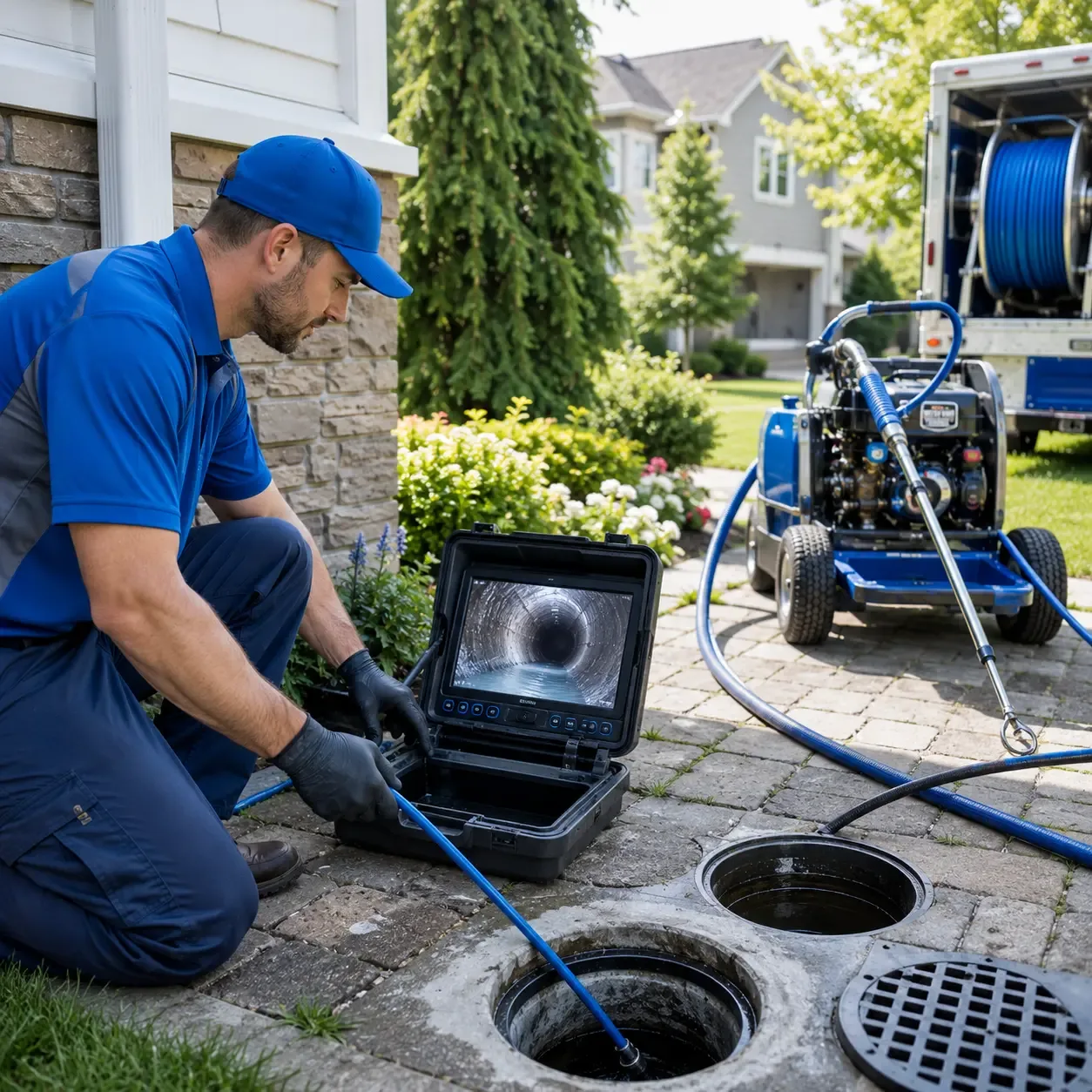 Outdoor drain cleaning professionals serving Hollow Rock, TN